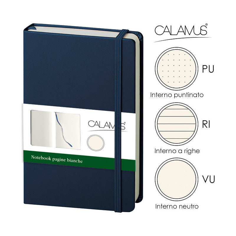 Notes Tascabile Calamus - Blu - CL150BLINTERNO:RIGHE