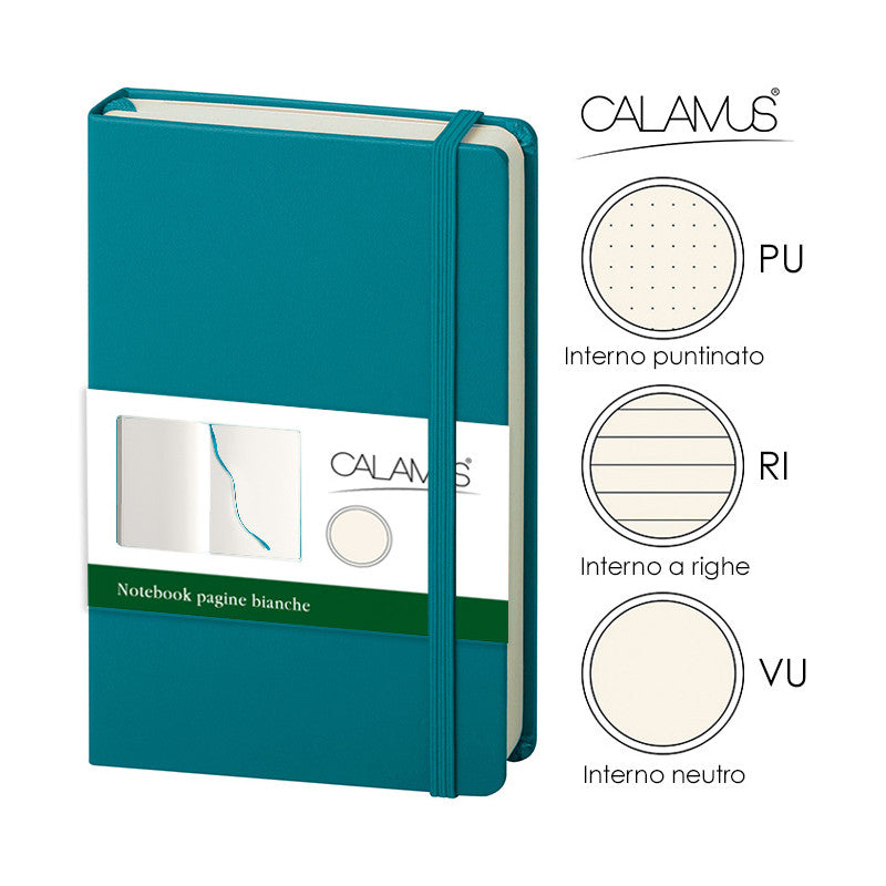 Notes Tascabile Calamus - Ottanio - CL150OTINTERNO:PUNTINI