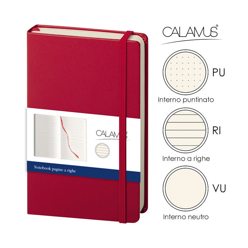 Notes Calamus - Rosso - CL151ROINTERNO:PUNTINI