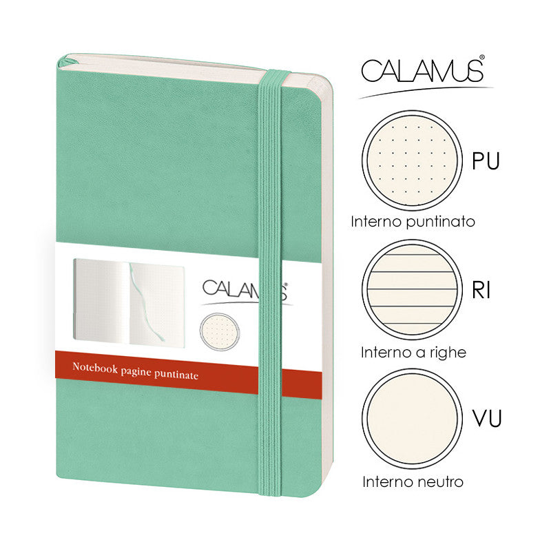 Notes Tascabile Calamus - Acquamarina - CL160AQINTERNO:VUOTO