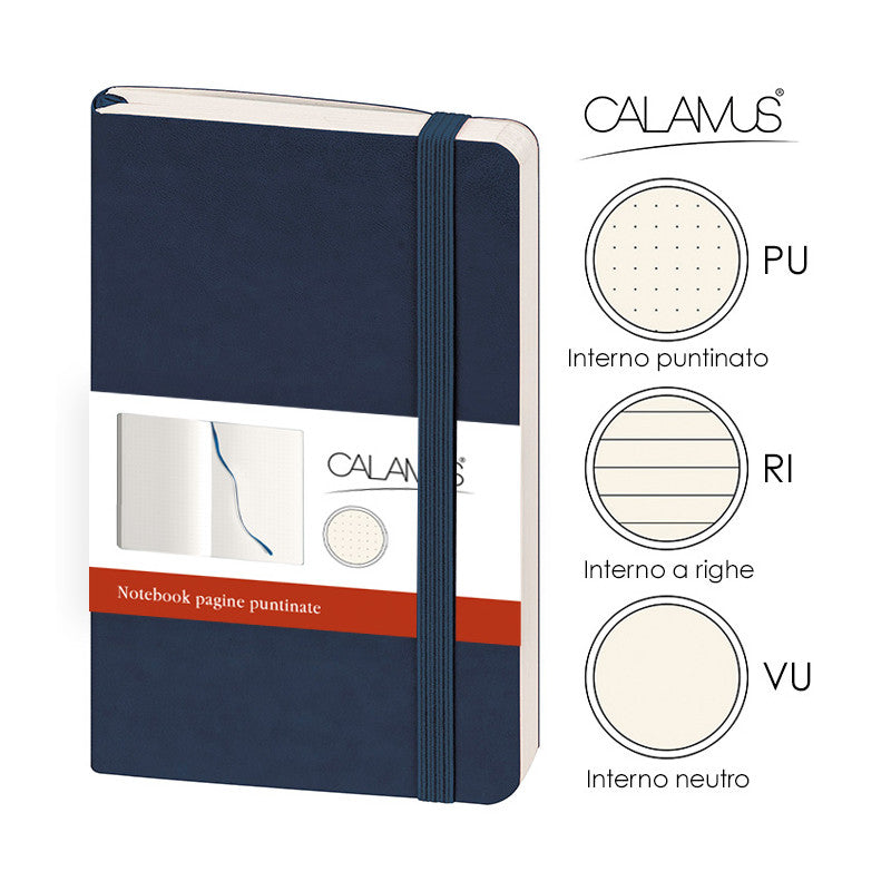 Notes Tascabile Calamus - Blu - CL160BLINTERNO:VUOTO