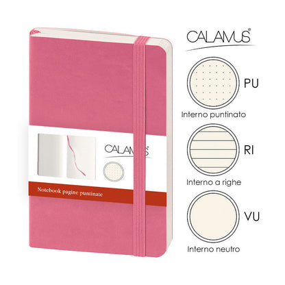 Notes Tascabile Calamus - Fucsia - CL160FXINTERNO:RIGHE