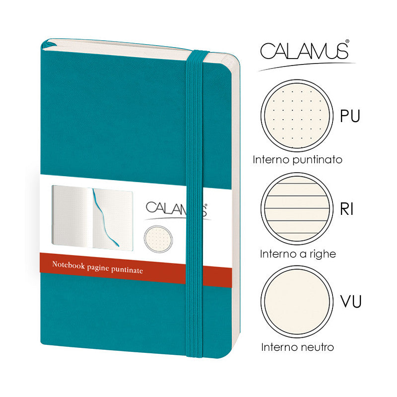 Notes Tascabile Calamus - Ottanio - CL160OTINTERNO:PUNTINI