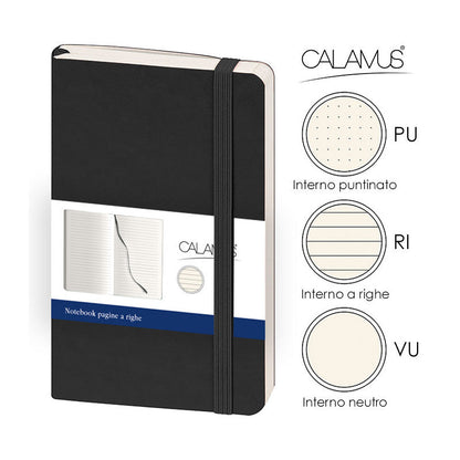 Notes Calamus - Nero - CL161NEINTERNO:RIGHE