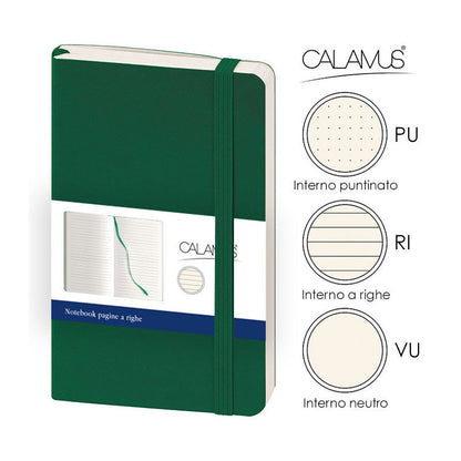 Notes Calamus - Verde - CL161VEINTERNO:RIGHE