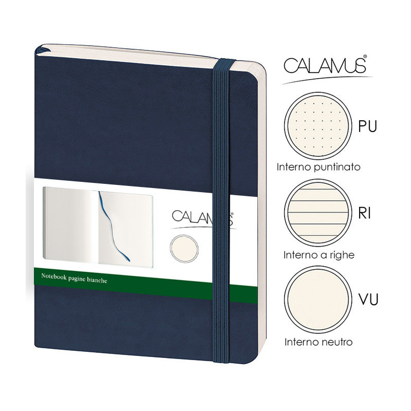 Notes Maxi Calamus - Blu - CL162BLINTERNO:RIGHE