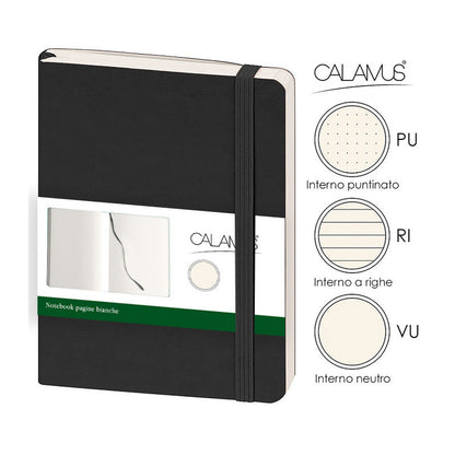Notes Maxi Calamus - Nero - CL162NEINTERNO:RIGHE