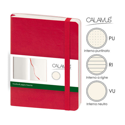 Notes Maxi Calamus - Rosso - CL162ROINTERNO:PUNTINI