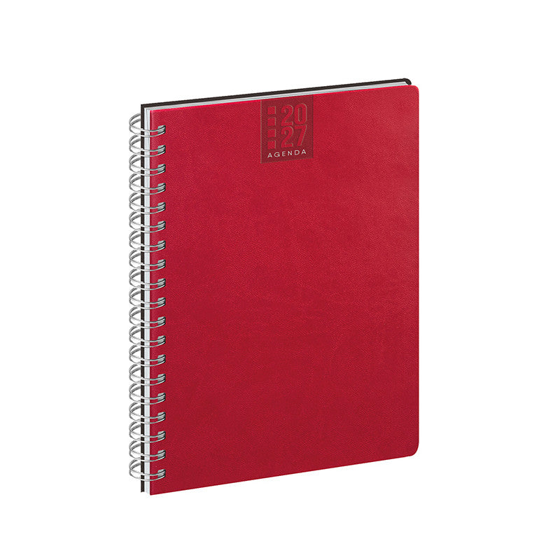 Spiral Printflex Settimanale - Rosso - CL380RO