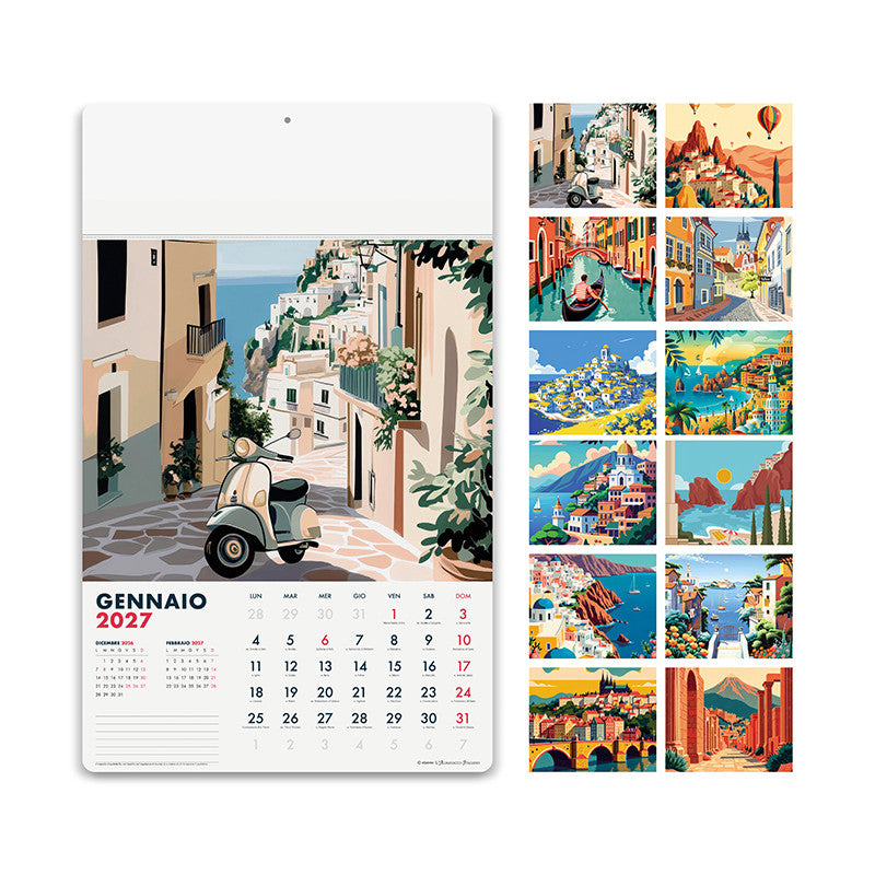 Calendario illustrato Emozioni PA030 personalizzabile