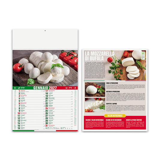 Calendario illustrato Prodotti Tipici PA140 personalizzabile