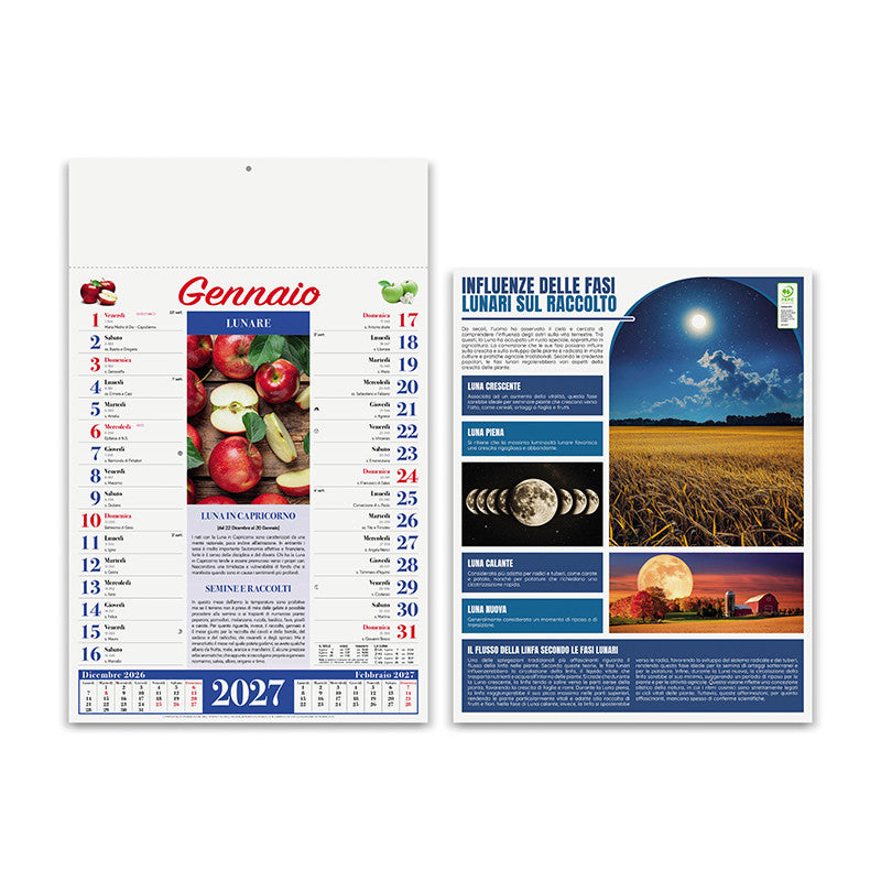 Calendario illustrato Orto e Giardino PA152 personalizzabile