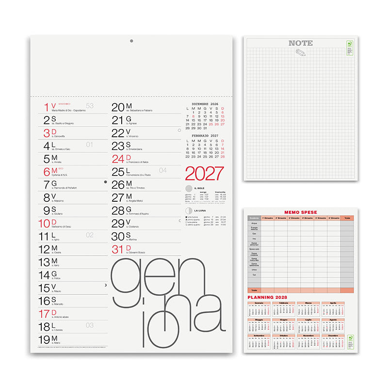 Calendario olandese Moderno PA615 personalizzabile
