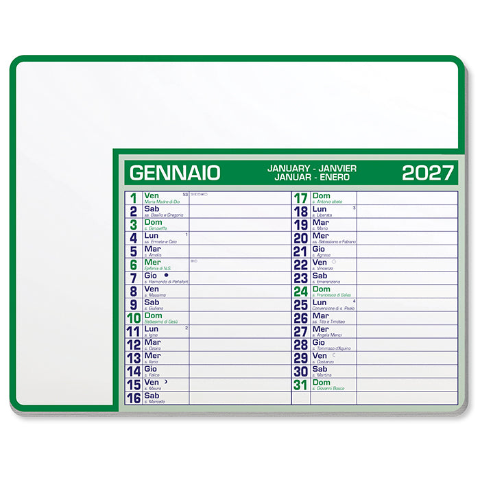 Calendar Pad Edge PA782 – PA782VE