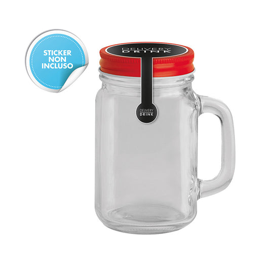 Tazza Jar Glass PC478 personalizzabile