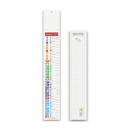 Calendario silhouette Multicolor Slim 2027 PA677