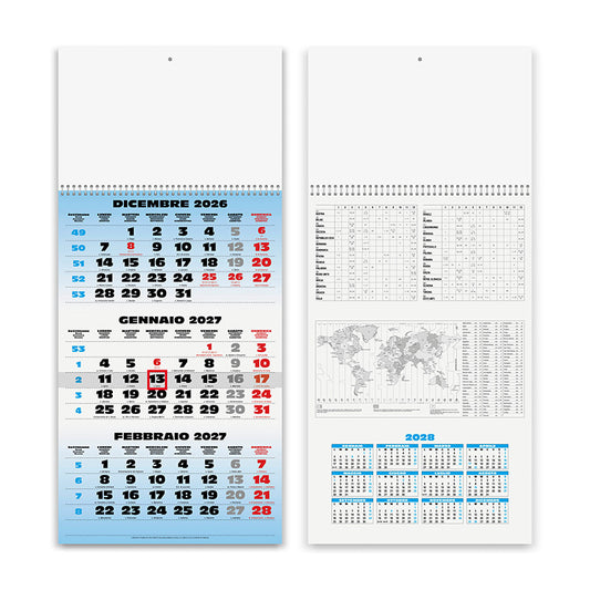 Calendario trittico Spiral 2027 PA508