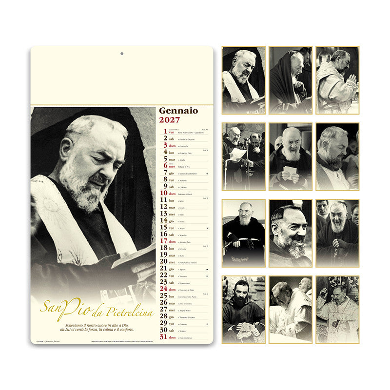 Calendario illustrato San Pio 2027 PA024