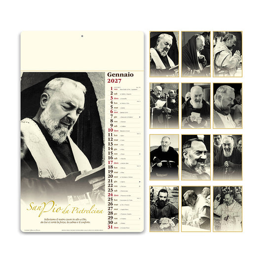 Calendario illustrato San Pio 2027 PA024