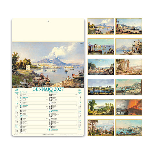 Calendario illustrato Napoli Antica 2027 PA018