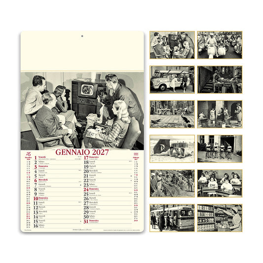 Calendario illustrato Come Eravamo 2027 PA022