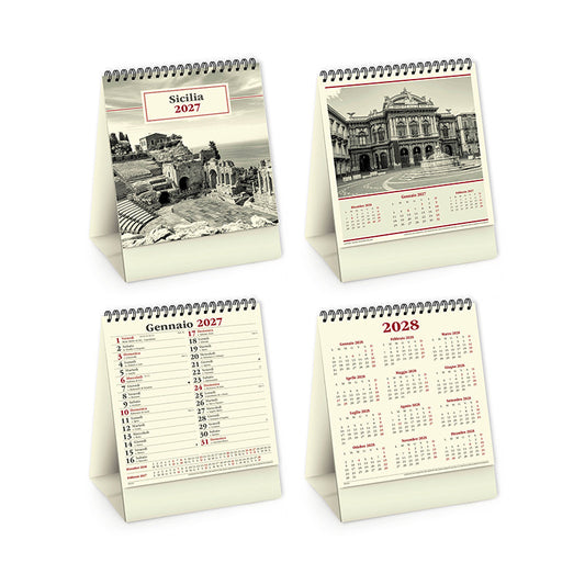 Calendario illustrato Sicilia 2027 PA006